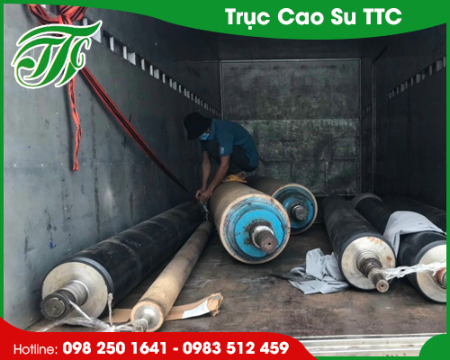 Trục cao su ngành vải sợi - dệt nhuộm